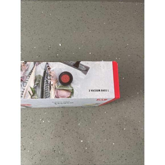 ZWILLING Fresh & Save Set 3-pc Vacuum Sealer Bag for Food, 2 1/4 Gallon UNOPENED - Picture 6 of 10